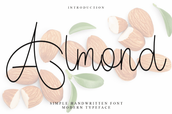 Almond Font: A Festive Typeface for Holiday Design