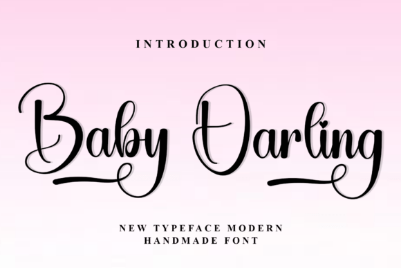 Baby Darling: A Festive Typeface for Holiday Design
