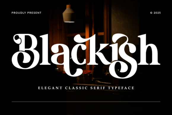Blackish Typeface: Balancing Classic Elegance with Modern Digital Utility