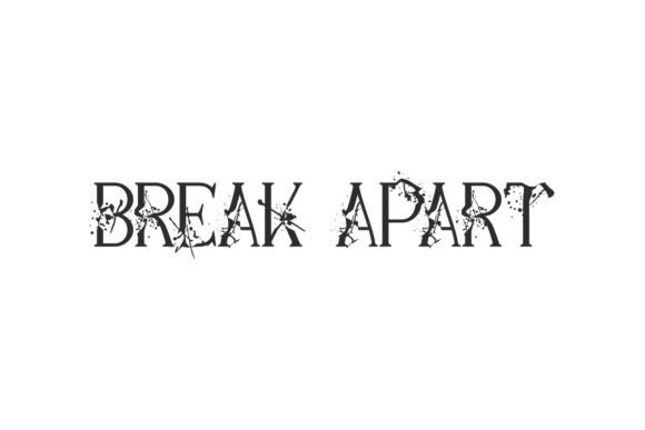 Break Apart: Harnessing Controlled Chaos in Modern Typography