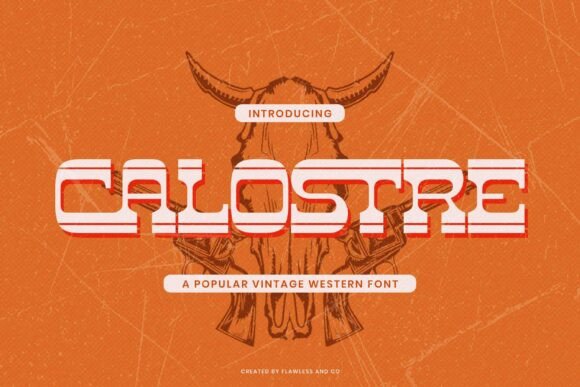 Calostre: Bold Western Typography for Modern Brands
