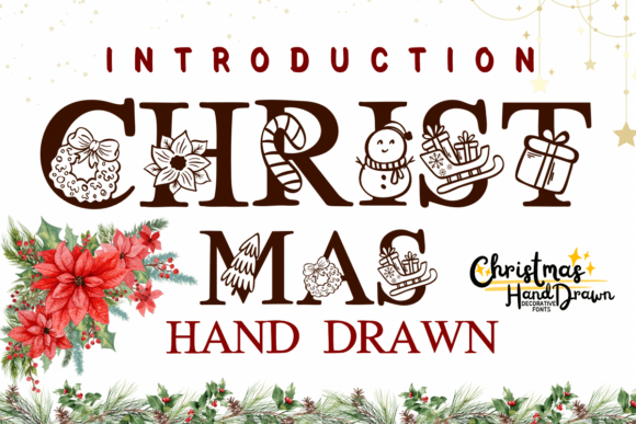 Christmas Hand Drawn: Festive Typography for Holiday Design