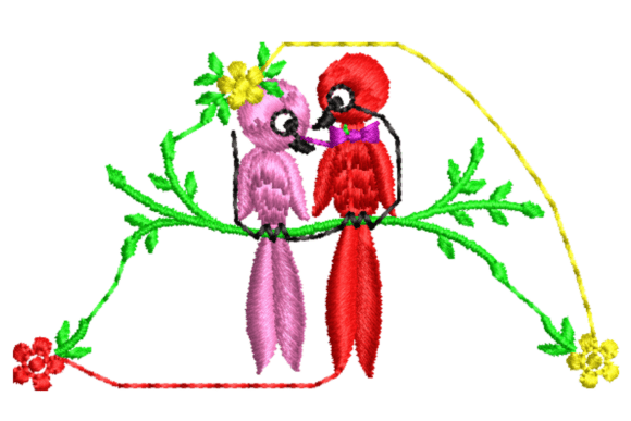 Colorful Birds on Branch Embroidery: A Guide to Flawless Stitching