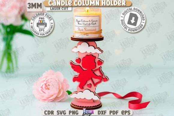 Creating Romance with Laser-Cut Valentine’s Candle Column Holders