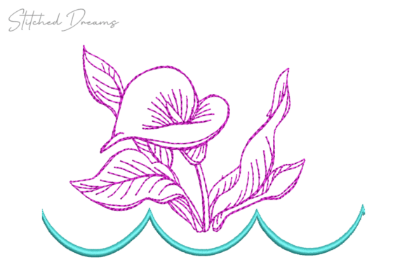 Elevate Projects with Floral Border Embroidery