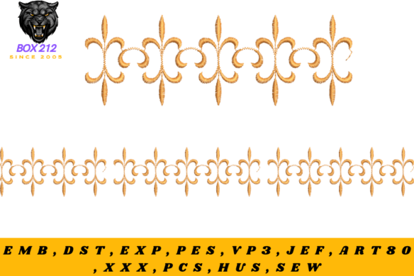 Elevating Your Craft: The Art and Application of Timeless Motif Embroidery Borders