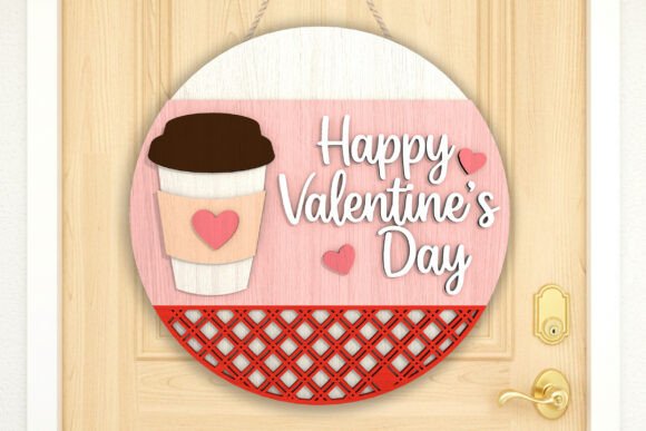 Enhancing Seasonal Decor with the Coffee Cup Love Round Sign