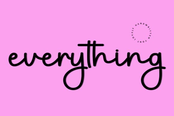 Everything: A Festive Typeface for Holiday Design