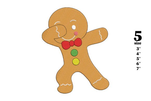 Gingerbread Man: A Festive Machine Embroidery Design for Creative Crafters