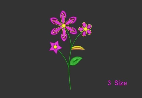 Integrating the Lovely Floral Branch into Modern Machine Embroidery Projects