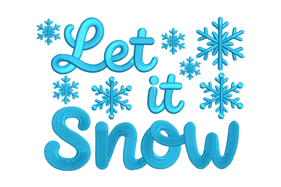Let It Snow: Winter Holiday Quote Design