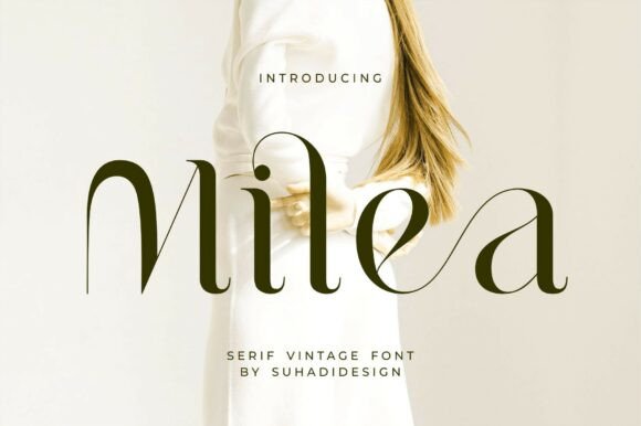 Milea: Elevating Design with Vintage Serif Elegance