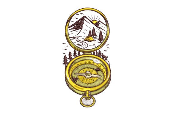 Mountain Compass: Elevating Your Embroidery Projects with Precision and Style