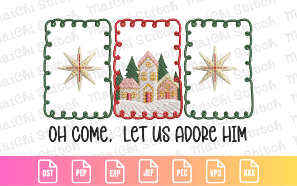 Nativity Star Village: Integrating Faith-Based Embroidery into Your Creative Workflow