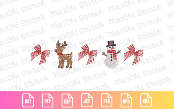 Reindeer Snowman Border: A Guide to Festive Machine Embroidery