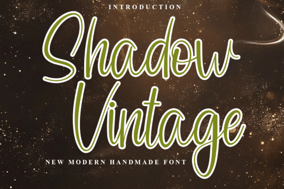 Shadow Vintage: Elevating Holiday Design with Nostalgic Typography