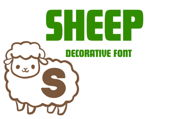Sheep: A Playful Decorative Font for Creative Projects