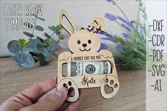 Strategic Gifting: Leveraging the Easter Bunny Money Holder SVG for Brand and Personal Impact