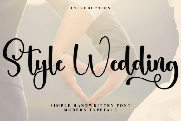 Style Wedding: Festive Font for Holiday Designs