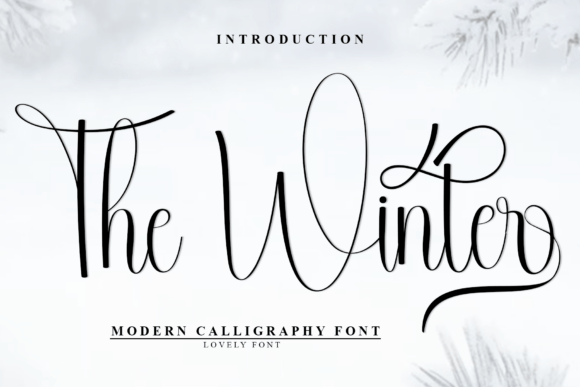 The Winter: Infusing Holiday Magic into Your Typography