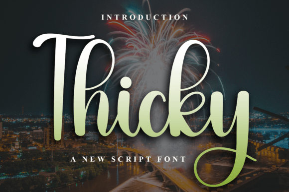 Thicky: Elevating Holiday Brand Identity Through Whimsical Typography