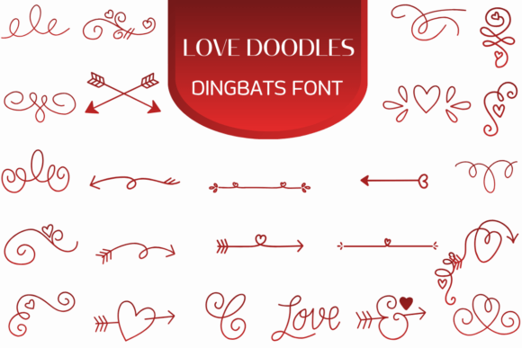 Unlocking the Charm of Love Doodles: A Guide to Expressive Dingbat Typography