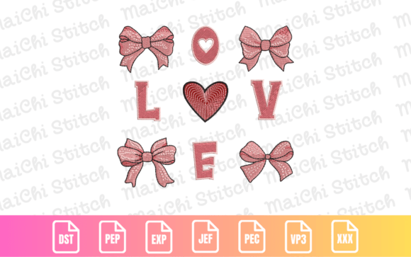 Valentine Bow Heart Alphabet: A Practical Guide to Romantic Embroidery Design