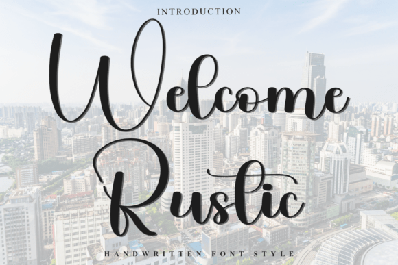 Welcome Rustic: A Festive Typeface for Holiday Design