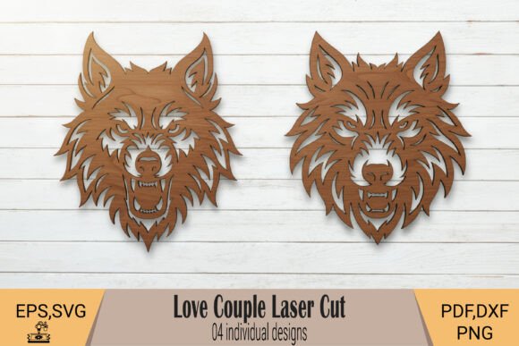 Wolf Face Laser Cut SVG Design Guide